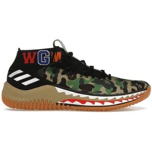 adidas Dame 4 A Bathing Ape Camo Men's Shoes